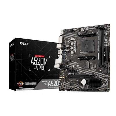 MSI Carte Mère Micro ATX A520M-A PRO