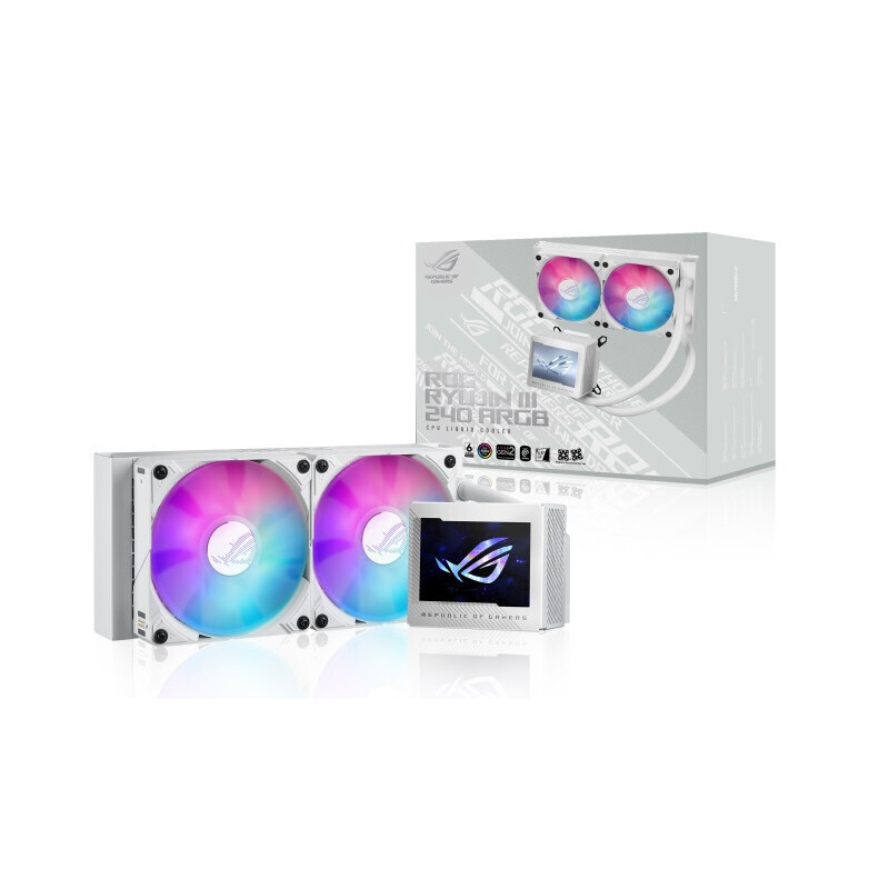 ASUS ROG RYUJIN III 240 ARGB WHITE – Refroidisseur Liquide CPU