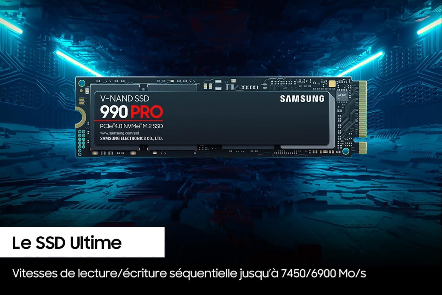 SAMSUNG 990 PRO NVMe M.2 PCIe 4.0 - 4To