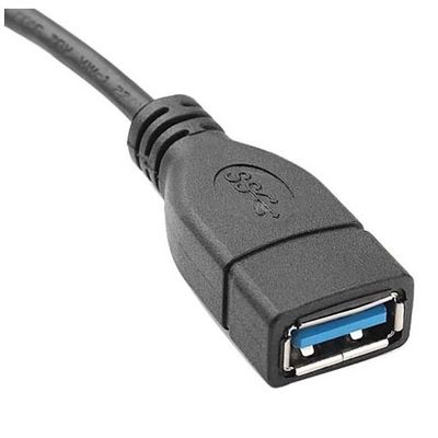 Adaptateur USB-C Mâle vers USB Femelle - Noir