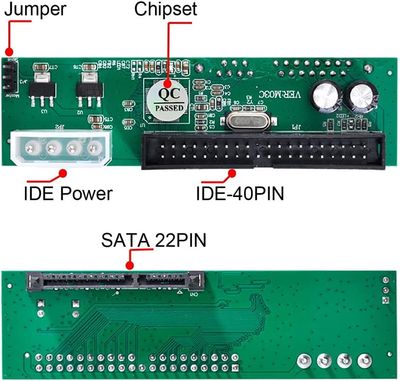 Adaptateur Convertisseur SATA vers IDE R-M03C