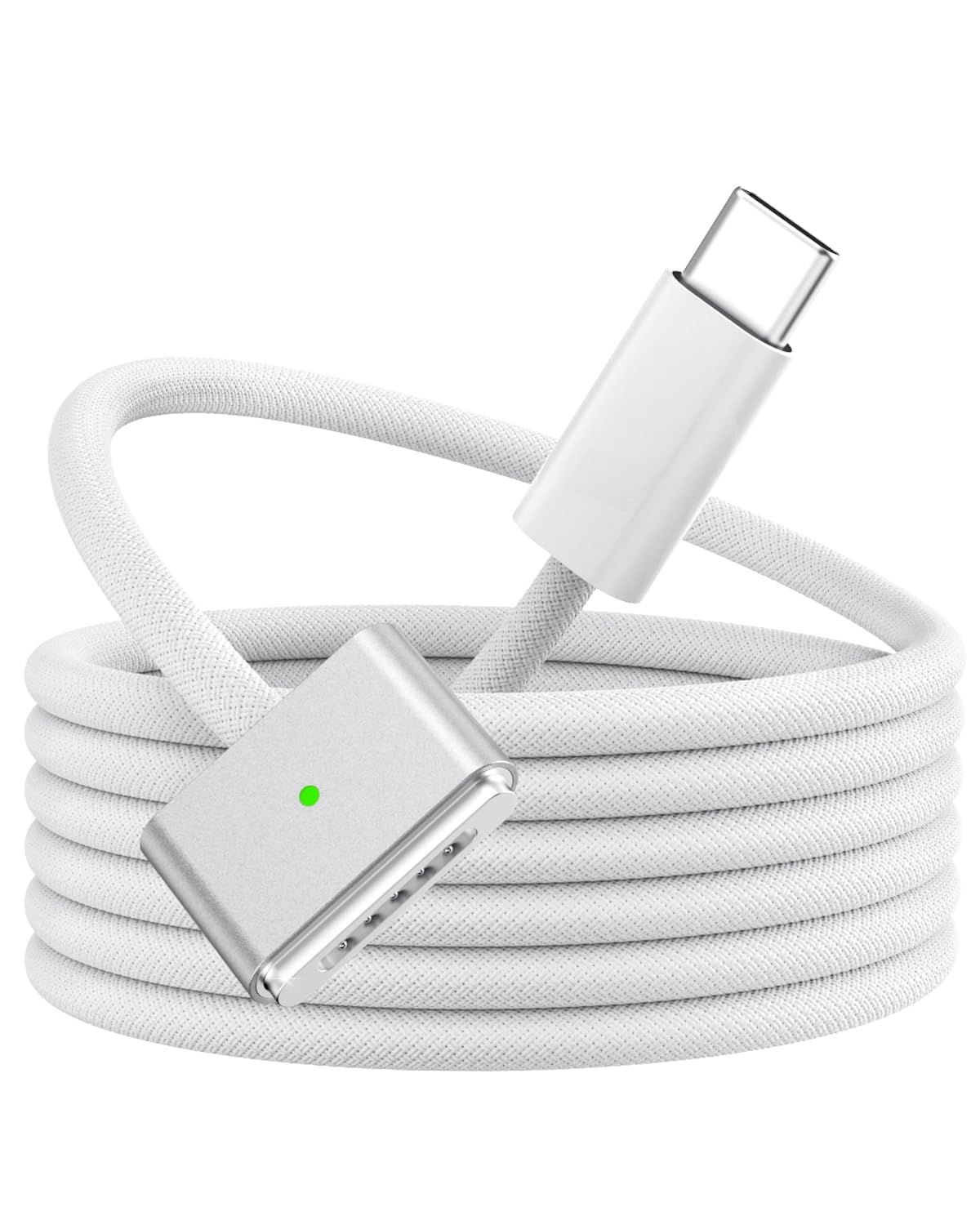 Câble de Charge USB-C vers MagSafe 3 Blanc 2m (Réf. 01790)