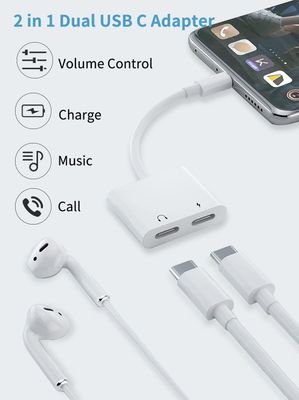 Adaptateur USB-C Dual Audio &amp; Charge Rapide 01805