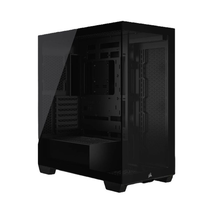 Corsair 3500X Boîtier PC Midi Tower en Verre Trempé Noir
