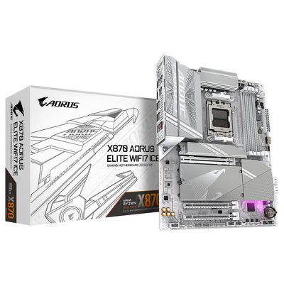 GigaByte X870 Aorus Elite WIFI7 Ice Carte Mère AM5