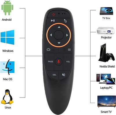 Télécommande Air Mouse sans fil 2.4G - Gyroscopique - Commande Vocale - Noi