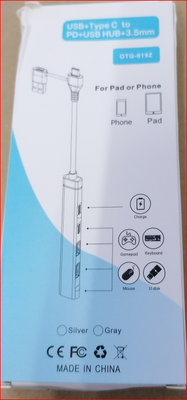 Hub USB-C 5-en-1 avec Charge Rapide et Audio 3.5mm