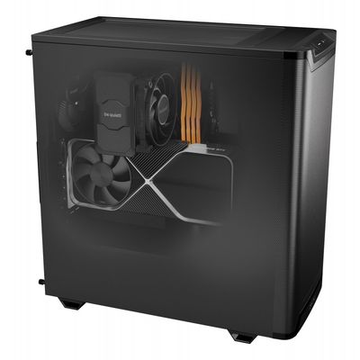 Be quiet! Pure Base 501 Airflow Noir - Boîtier PC ATX Compact - Refroidisse