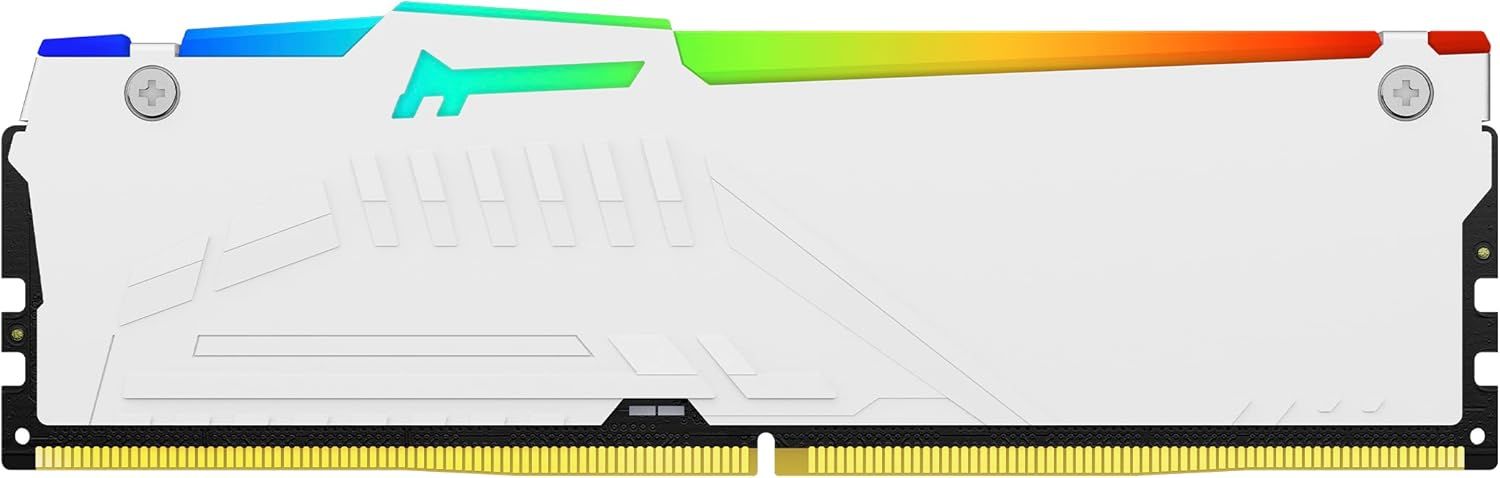 KINGSTON FURY Beast Blanc RGB DDR5 - 6000MHz - 16Go (1x16Go)