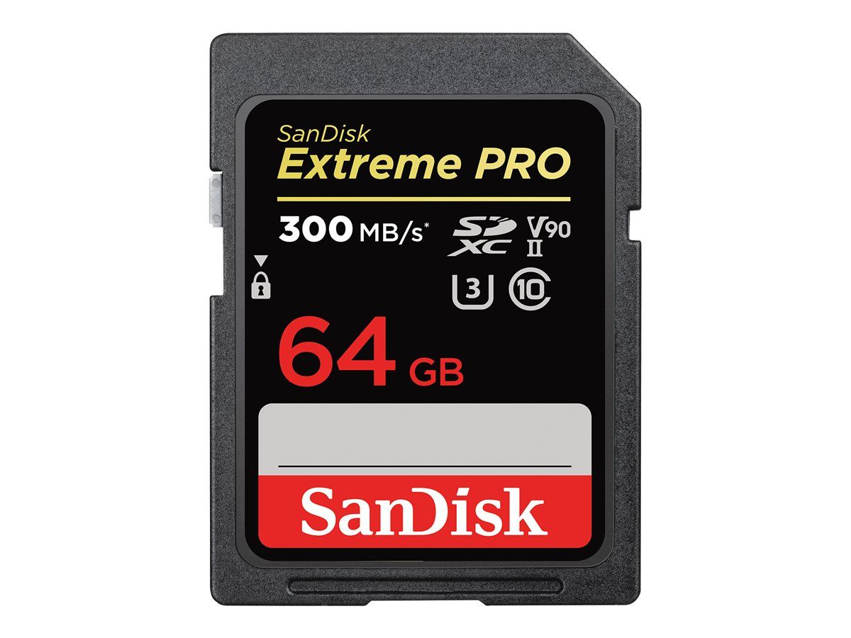 SanDisk Extreme Pro UHS-II U3 / Class10 - 1733x/2000x - 64GB