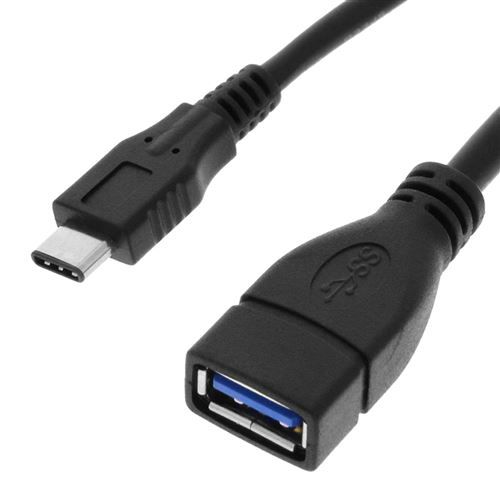 Cable adaptateur USB OTG Femelle vers USB Type C Male