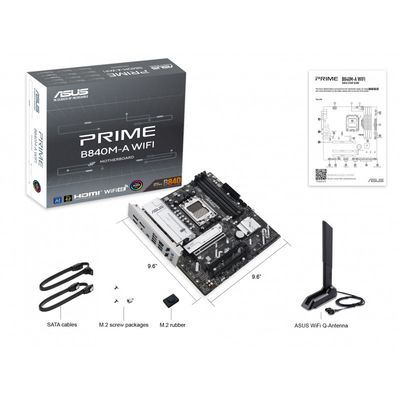Carte Mère ASUS PRIME B840M-A WIFI - Micro-ATX - AMD B840 - Wi-Fi 6E