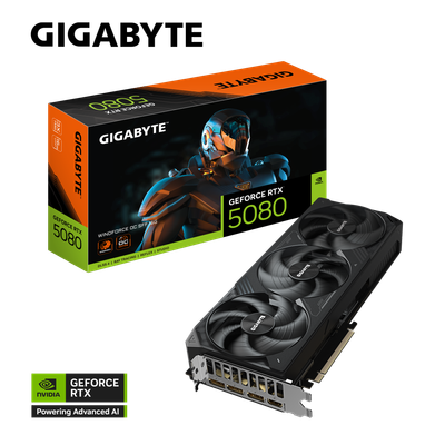 Gigabyte GeForce RTX 5080 WINDFORCE OC SFF 16G - Carte Graphique - 16 Go