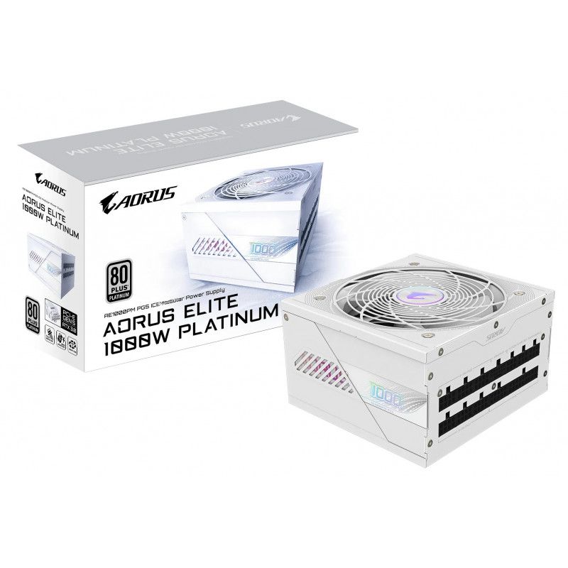 AORUS ELITE Alimentation PC 1000W Modulaire 80 PLUS Platinum RE1000PM