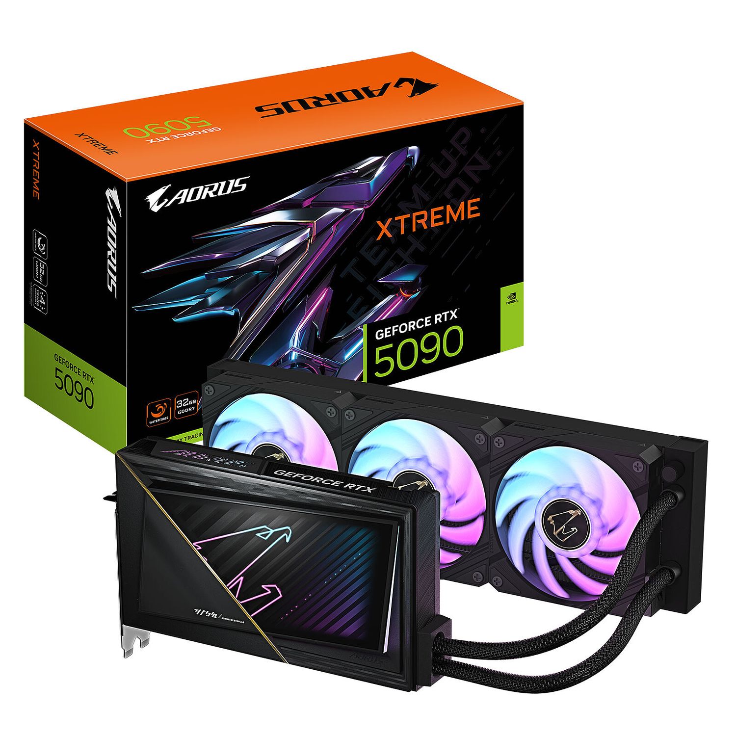 Carte Graphique GIGABYTE RTX 5090 AORUS XTREME - 32 Go GDDR7 - Noir