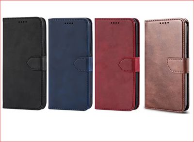 Coque Portefeuille Universelle en Cuir avec Porte-Carte - Réf. 02062