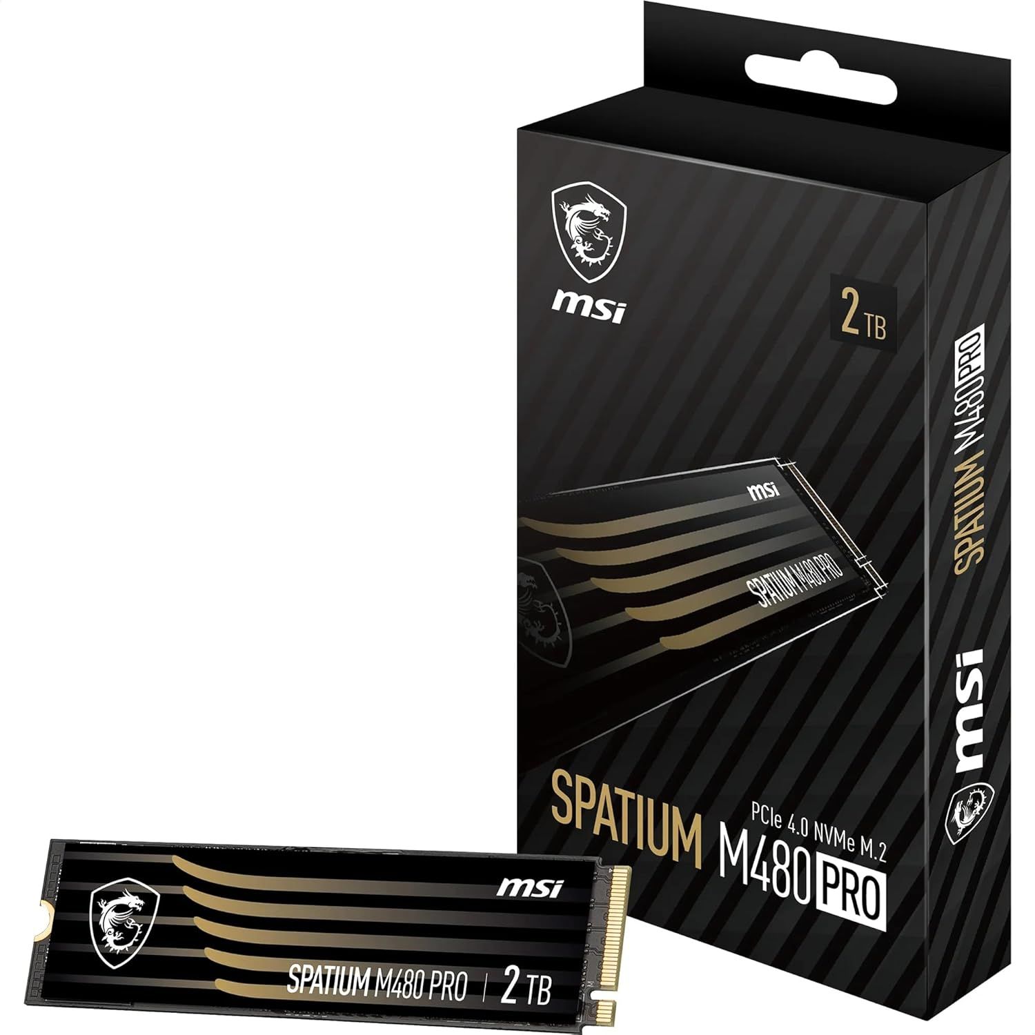MSI SPATIUM M480 PRO SSD M.2 NVMe PCIe 4.0 - 2 To
