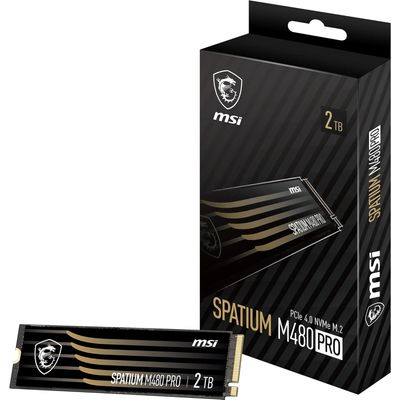 MSI SPATIUM M480 PRO SSD M.2 NVMe PCIe 4.0 - 2 To