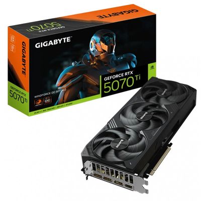 Carte Graphique Gigabyte RTX 5070 Ti WINDFORCE OC SFF 16G - Noir