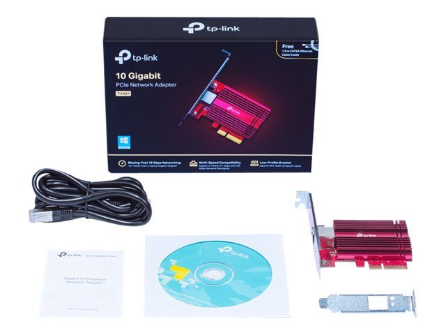 TP-Link TX401 Carte Réseau PCIe 10 Gbit/s
