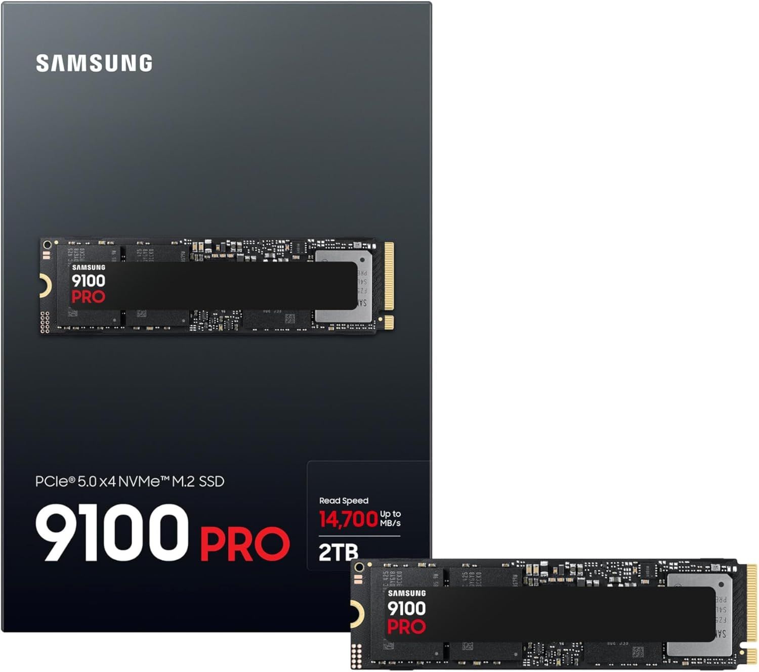 Samsung SSD 9100 PRO M.2 NVMe PCIe 5.0 - 2 To