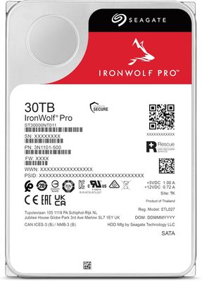 Disque Dur Seagate IronWolf Pro - 30 To - 7200 tr/min - Série ATA III