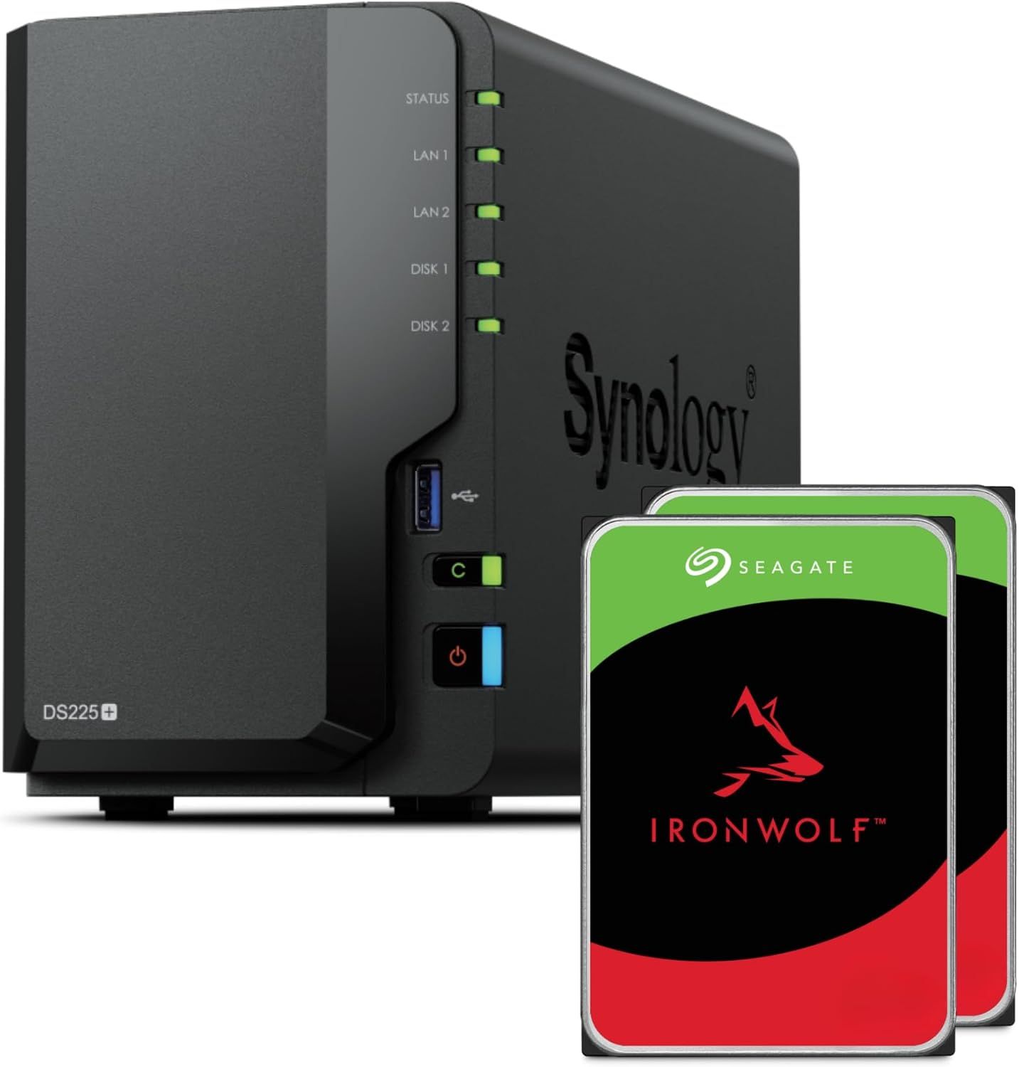 Synology Serveur NAS DS225+ 2 Baies Performant