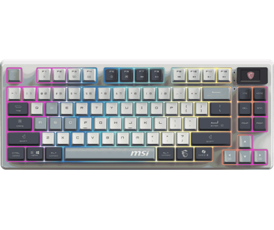 MSI FORGE GK600 TKL W SKY FR Clavier Gaming