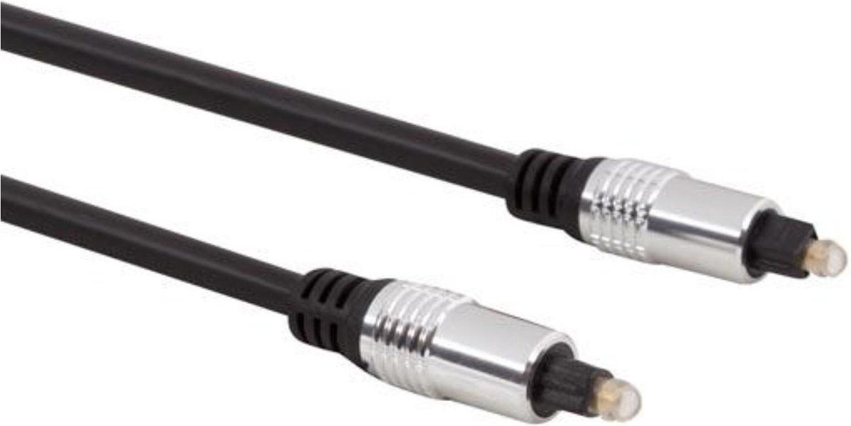 Câble optique - Toslink - Plaqué or - 1,5 mètre