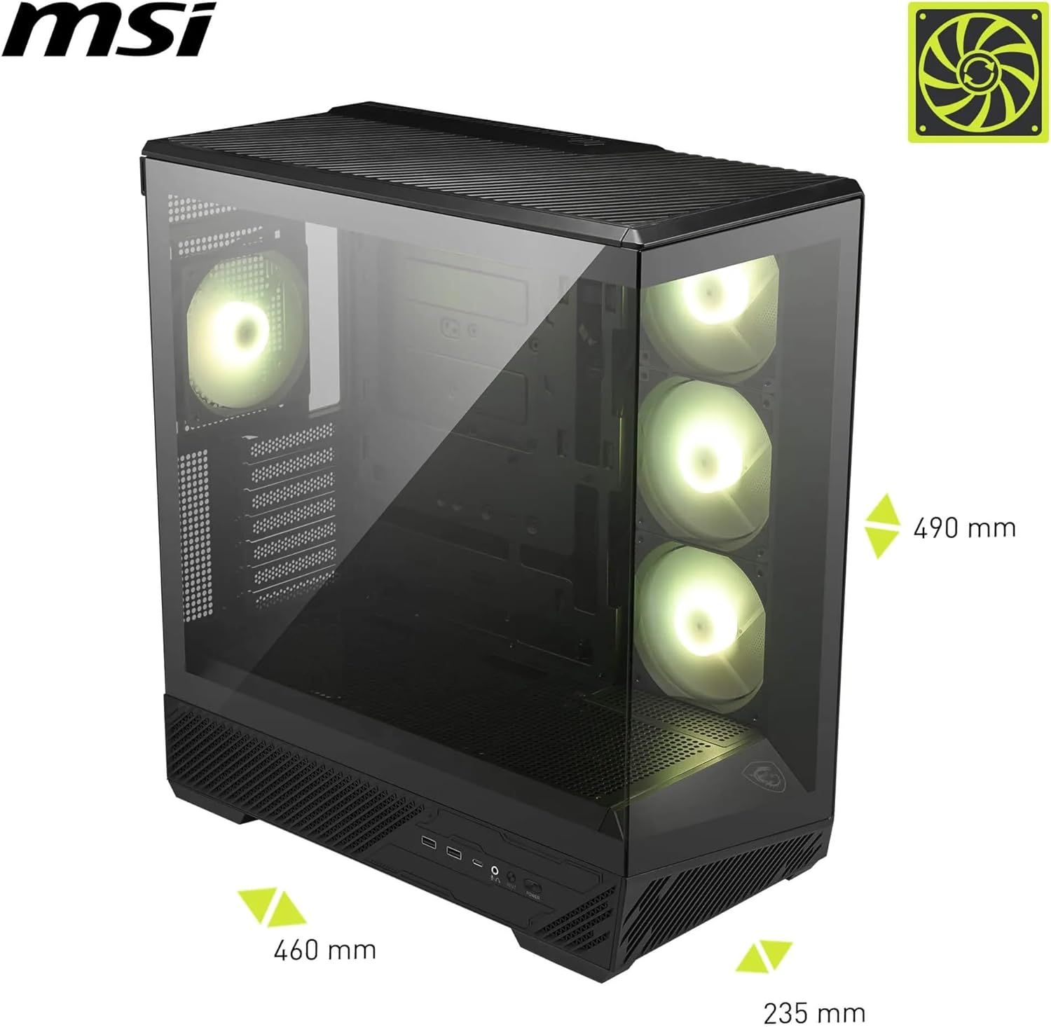 MSI MAG PANO 130R PZ Black