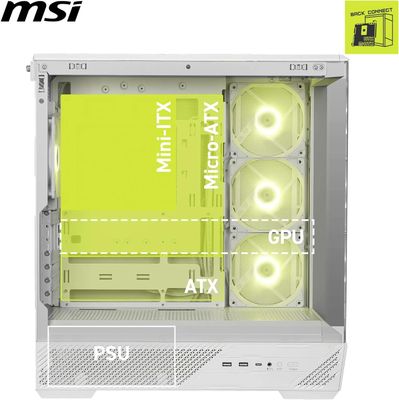 MSI MAG PANO 130R PZ  Blanc