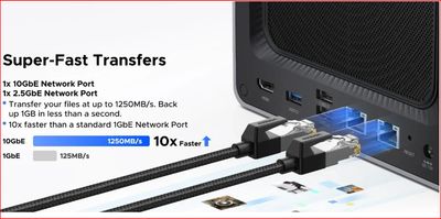 UGREEN Serveur NAS DXP4800 PLUS   4 baies