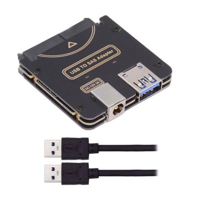 Adaptateur USB 3.0 vers SAS pour disques durs SFF-8482