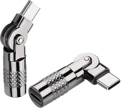 Adaptateur micro USB vers USB type-C rotation 180°