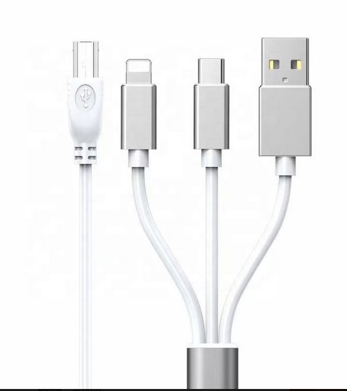 Câble adaptateur MIDI 3 en 1 (type-C/lightning/USB)