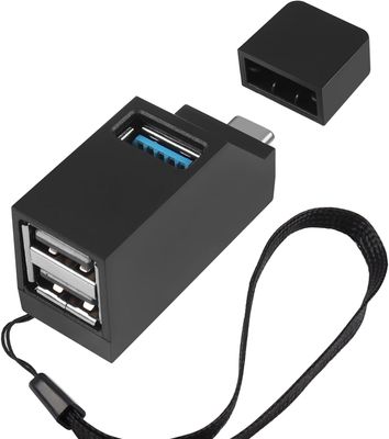Hub USB type-C 3.0 à 3 Ports(2 USB 2.0 + USB 3.0), Adaptateur