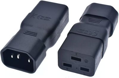 Adaptateur Secteur C14 vers C17 pour Appareils Sans Terre