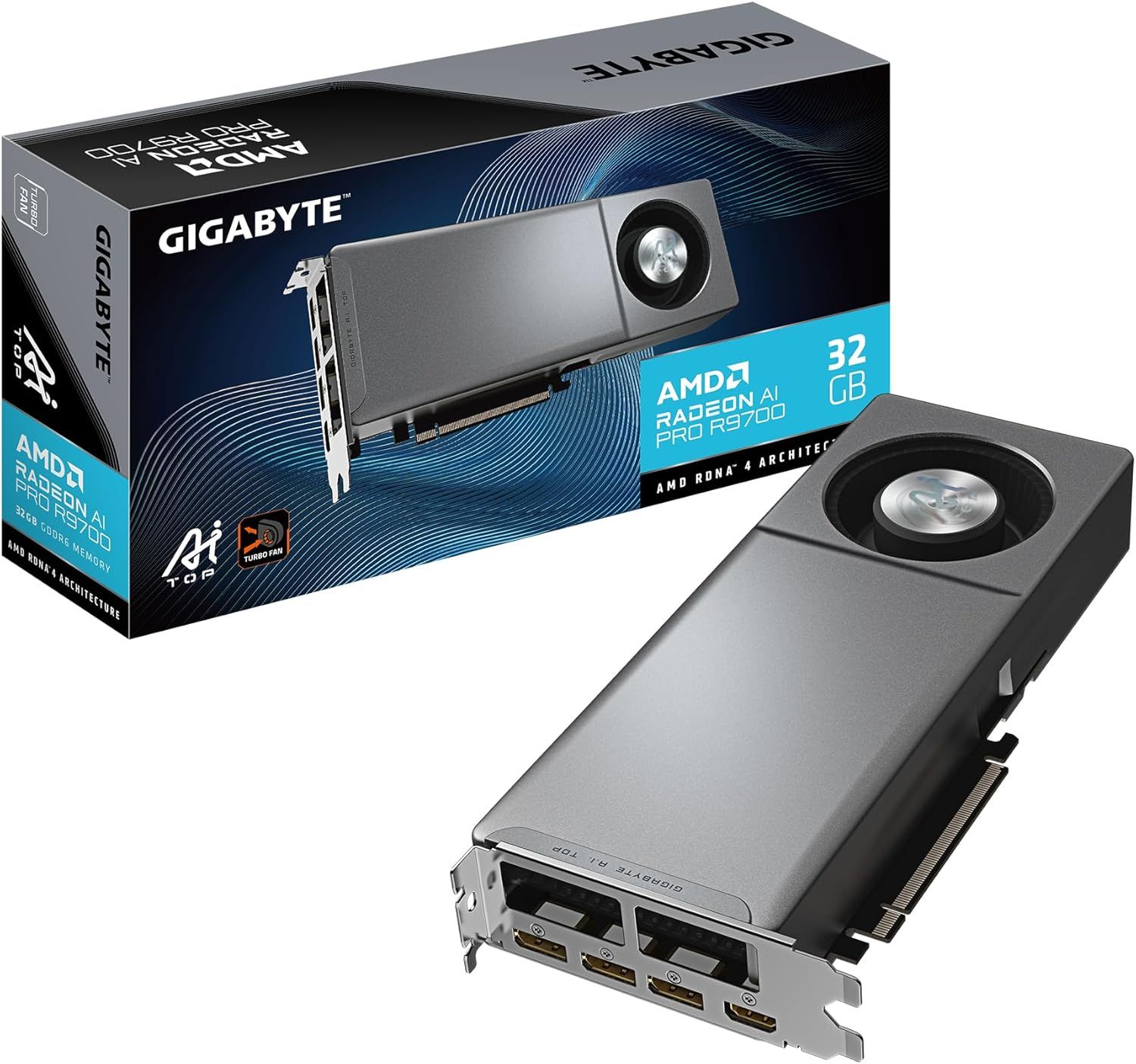 GIGABYTE Radeon AI PRO R9700 AI TOP 32G