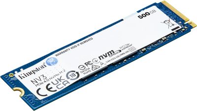 Kingston SSD NV3 NVMe M.2 2280 PCIe 4.0 - 500 Go