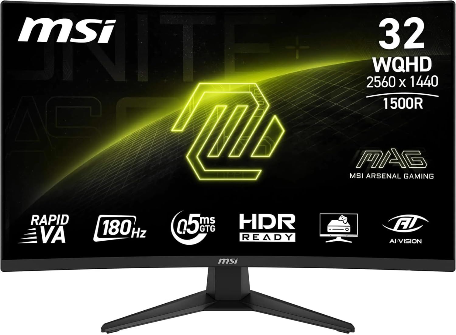 MSI MAG 321CQF E18  31.5 VA CURVED