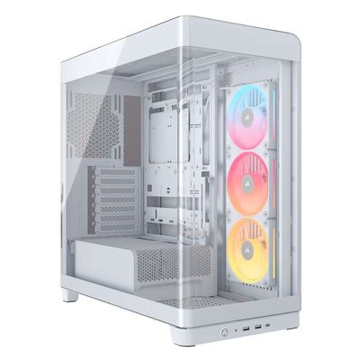 Boîtier PC Moyen-Tour Panoramique avec RGB