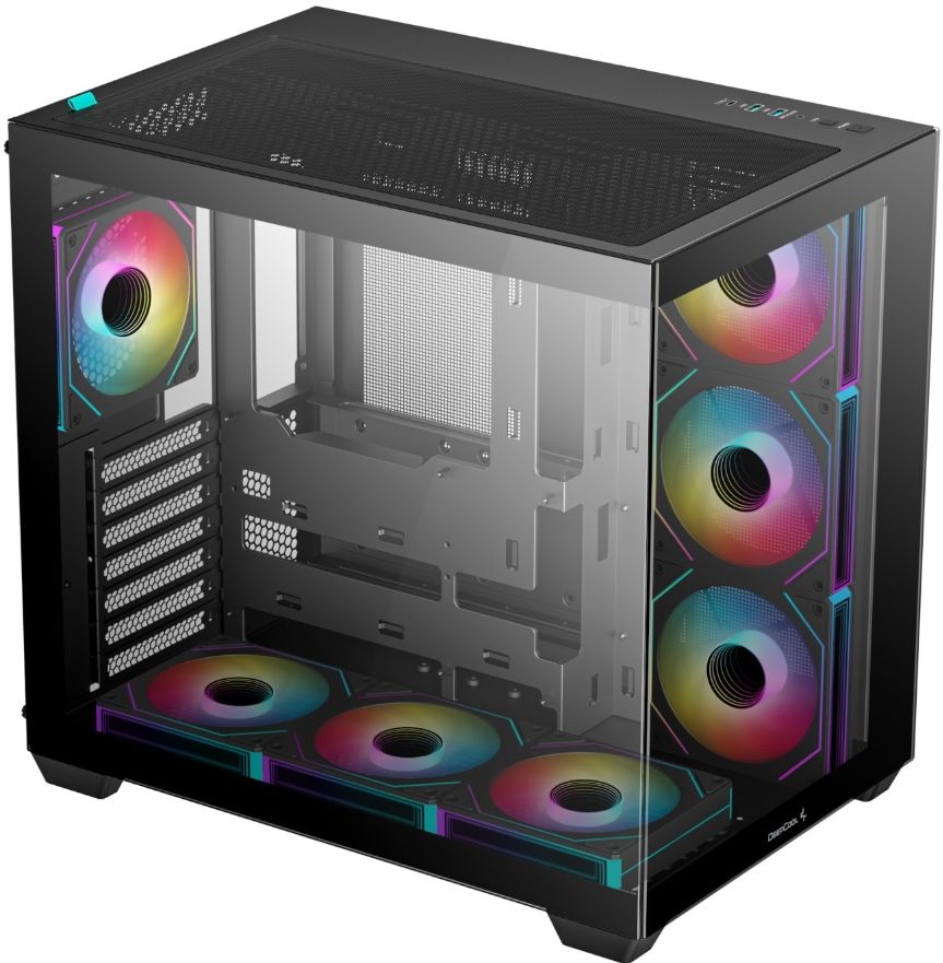DeepCool CG530 7F Boîtier ATX verre trempé noir