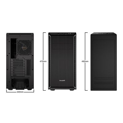 be quiet! Pure Base 600 - Boîtier PC ATX Noir
