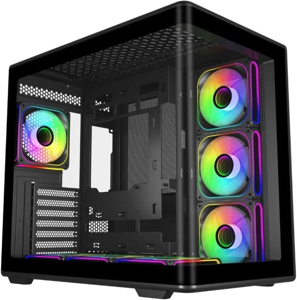 COOLER MASTER ELITE 600 – Boîtier PC GAMING ATX 7 ventilateurs ARGB inclus