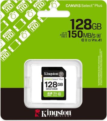 Carte mémoire SD 128 Go Haute Performance