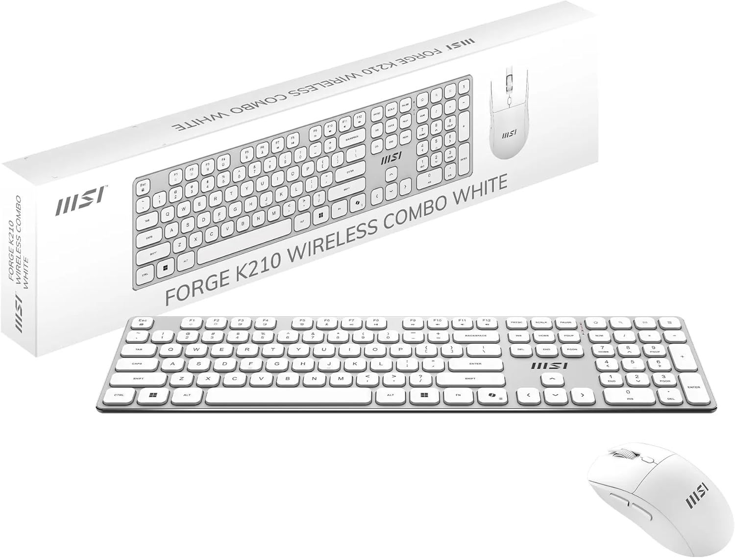 MSI FORGE K210 W COMBO - Kit clavier et souris