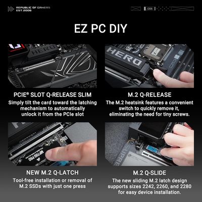 ASUS ROG Maximus Z890 Hero - Carte Mère Gaming ATX