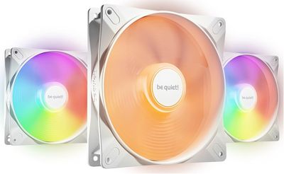 BE QUIET! LIGHT WINGS LX 140mm PWM HS 3-Pack White
