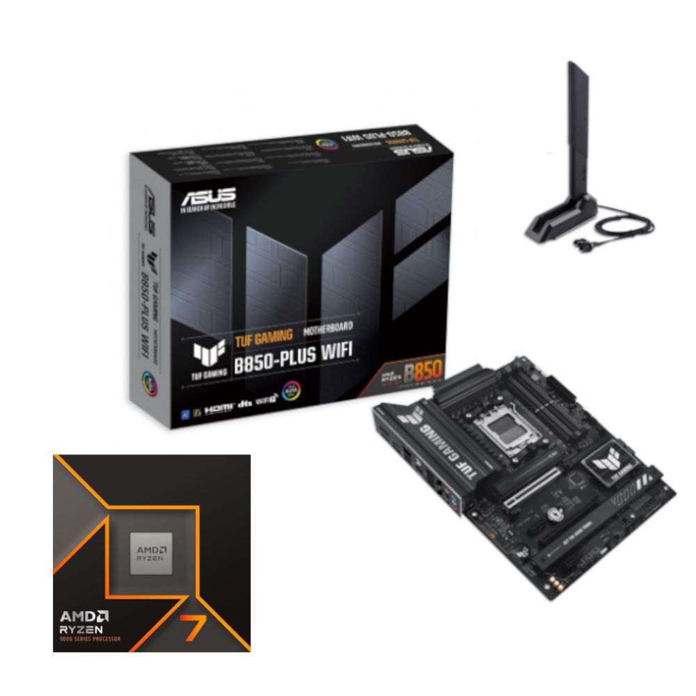 Kit AMD RYZEN 7 9700X - B850 Plus WIFI ASUS TUF GAMING