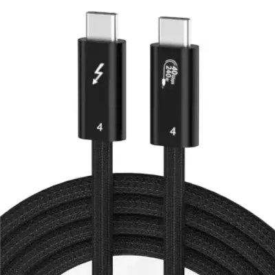 Câble USB4 - USB4 Type-C - Charge et transfert de données 40Gbps 2m